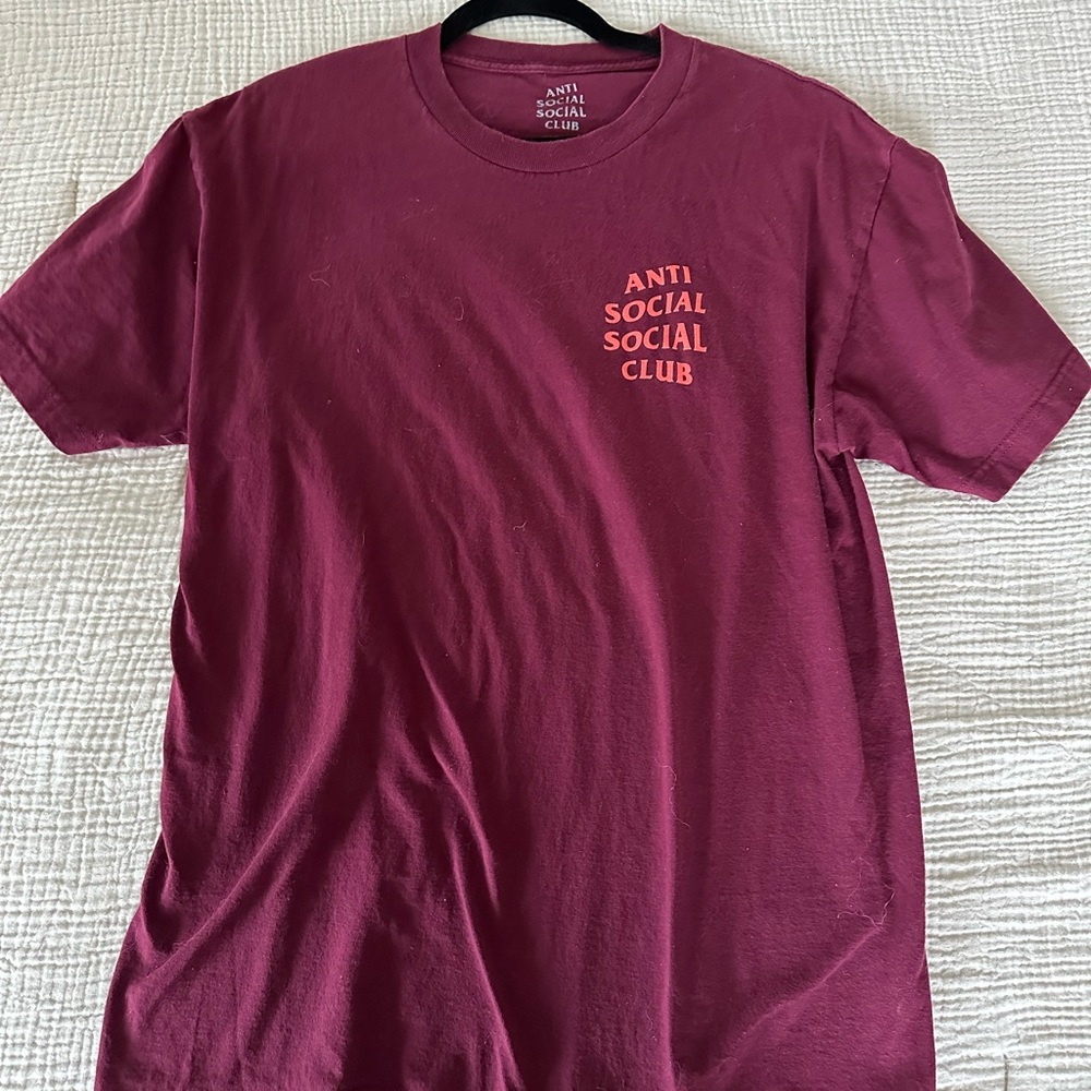Anti social social club t shirt large men’s